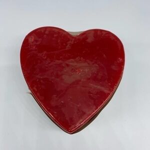 NEW Valentine’s Day red heart burning love candle